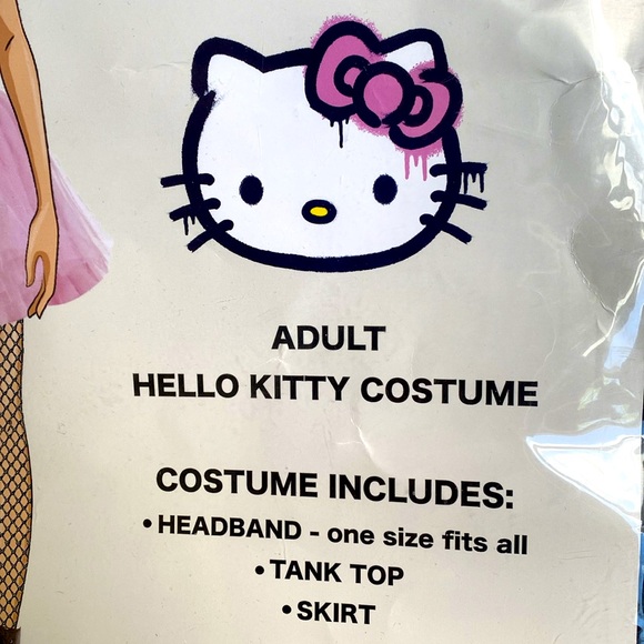 Hello Kitty & Friends Adult Hello Kitty Costume - Size Medium/Large - NWT - Picture 3 of 4